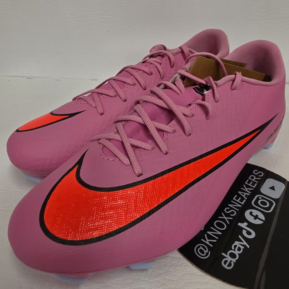 Nike Zoom Vapor 16 Academy FG/MG Pink Magic Flamingo FQ1458-600 Men's Size 10